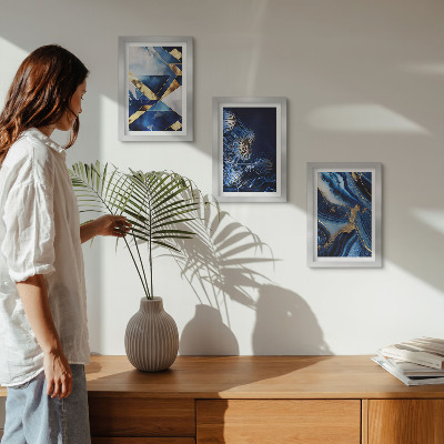Fotowand Abstrakte, elegante Muster mit Akzenten