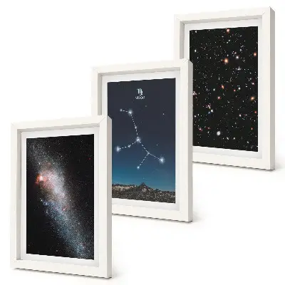 Fotowand mit einem Blick auf die Galaxie im Sternbild Jungfrau
