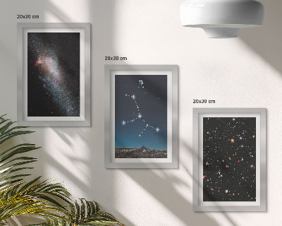 Fotowand Blick auf die Galaxie im Sternbild Jungfrau – Universum