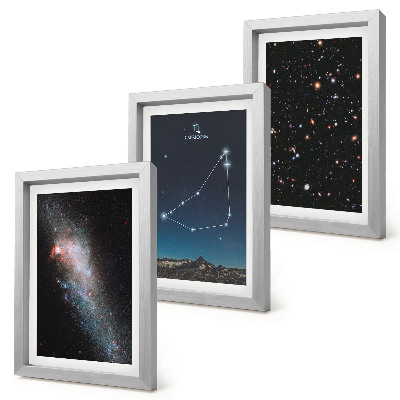 Bilderwand Galaxie und Sterne des Sternbilds Steinbock