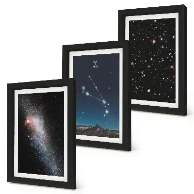 Fototapete kosmische Galaxien-Landschaften mit dem Sternbild Widder