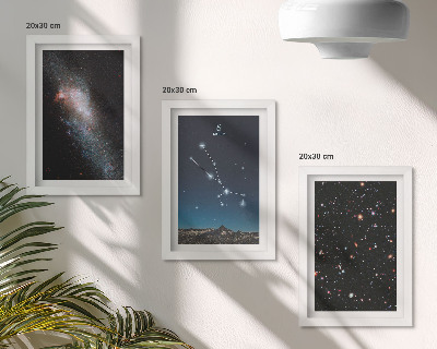 Bilderwand Kosmische Sternenlandschaften und das Sternbild Stier