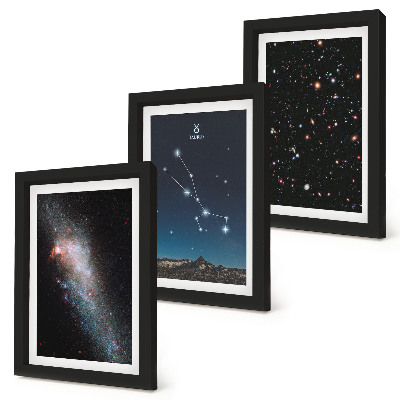 Bilderwand Kosmische Sternenlandschaften und das Sternbild Stier