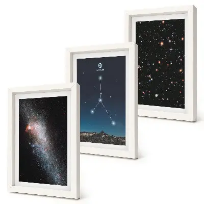 Fototapete Weltraum mit Galaxie und Sternen des Sternbilds Krebs