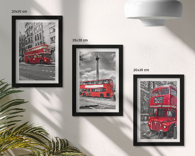 Fotowand Rote Busse im Londoner Stadtbild