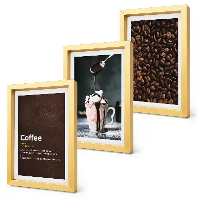 Bilderwand mit der Definition eines Kaffeegetränks mit Schlagsahne