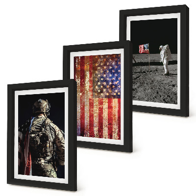 Bilderwand Amerikanische Nationalsymbole, USA-Flagge