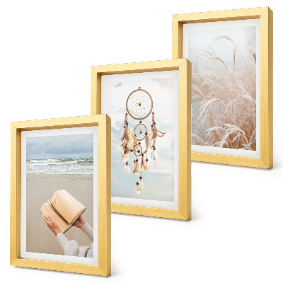 Bilderwand Friedliche Landschaften, zarte Sommeransichten, Boho-Stil
