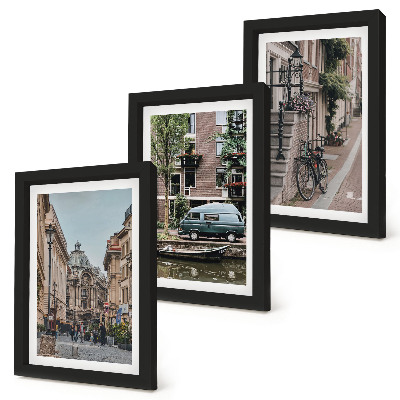 Bilderwand Ruhige Stadtansichten von Gebäuden