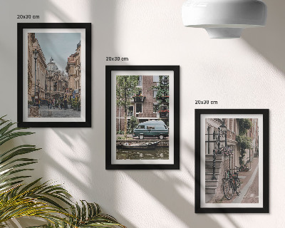 Bilderwand Ruhige Stadtansichten von Gebäuden