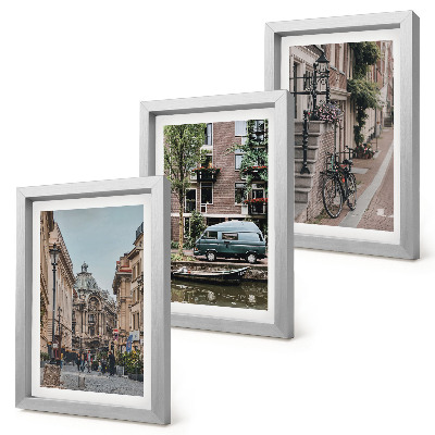 Bilderwand Ruhige Stadtansichten von Gebäuden