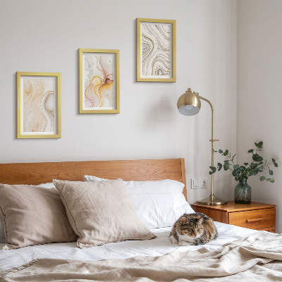 Bilderwand Abstrakte warme Muster, elegante Motive
