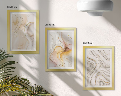 Bilderwand Abstrakte warme Muster, elegante Motive