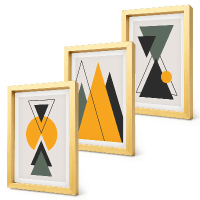 Bilderwand Abstrakte geometrische Formen
