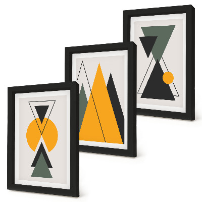 Bilderwand Abstrakte geometrische Formen