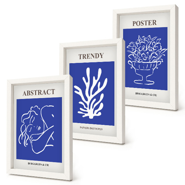 Fotowand Stilvolle blaue Poster von Henri Matisse