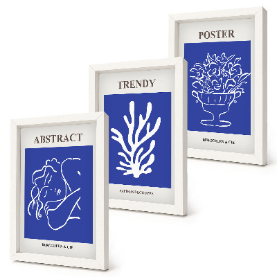 Fotowand Stilvolle blaue Poster von Henri Matisse