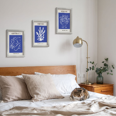 Fotowand Stilvolle blaue Poster von Henri Matisse
