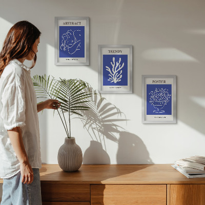 Fotowand Stilvolle blaue Poster von Henri Matisse