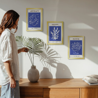 Fotowand Stilvolle blaue Poster von Henri Matisse