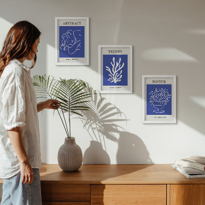 Fotowand Stilvolle blaue Poster von Henri Matisse