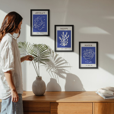 Fotowand Stilvolle blaue Poster von Henri Matisse
