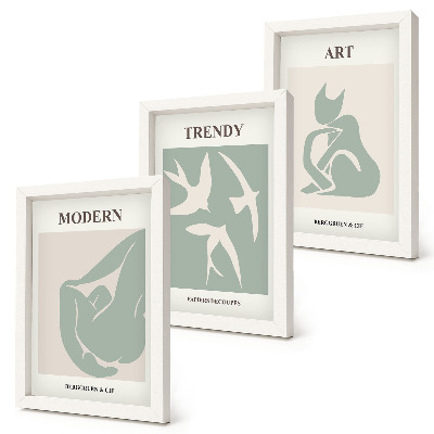 Fotowand Henri Matisse: Abstrakte Figuren in gedeckten Farben