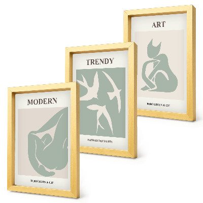 Fotowand Henri Matisse: Abstrakte Figuren in gedeckten Farben