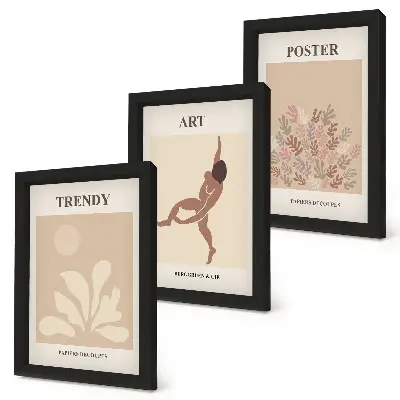 Bilderwand mit abstrakten Formen und Figuren von Henri Matisse