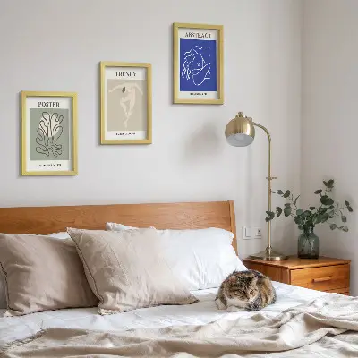 Henri Matisse Pastellillustrationen Bilderset mit Rahmen