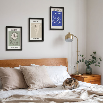 Bilderset mit rahmen Pastellillustrationen von Henri Matisse