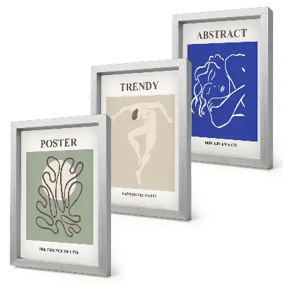 Henri Matisse Pastellillustrationen Bilderset mit Rahmen