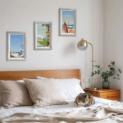 Fotowand mit Urlaubsansichten von Amalfi, Positano und Capri