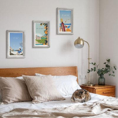 Fotowand Urlaubsansichten von Amalfi, Positano und Capri