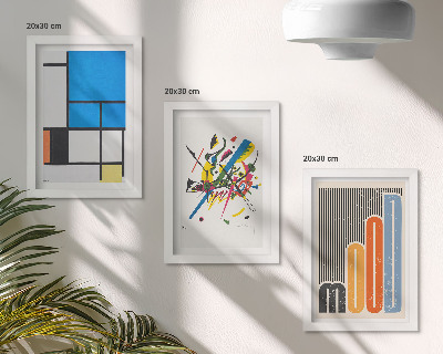 Fotowand Abstrakte, moderne Kompositionen mit geometrischen Formen