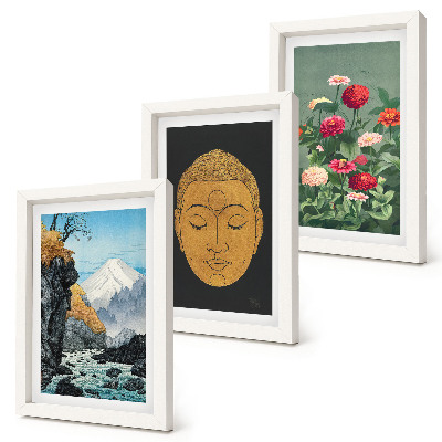 Fotowand Japanische Natur und Kultur im Japandi-Stil