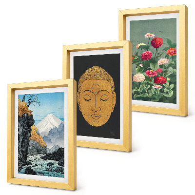 Fotowand Japanische Natur und Kultur im Japandi-Stil