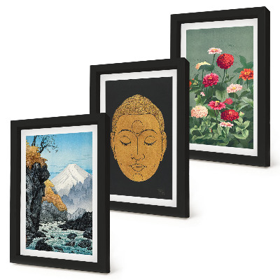 Fotowand Japanische Natur und Kultur im Japandi-Stil