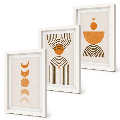 Bilderwand Boho-minimalistisches Dekorationsdesign