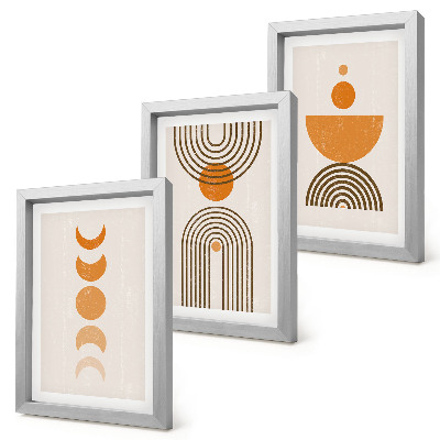 Bilderwand Boho-minimalistisches Dekorationsdesign