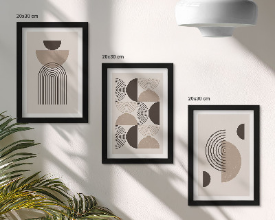 Bilderwand Abstrakte geometrische Muster Minimalismus