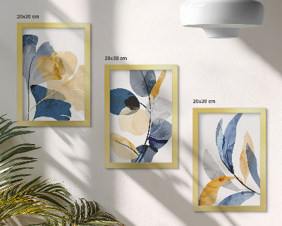 Fotowand Pflanzenmotive im Aquarellstil