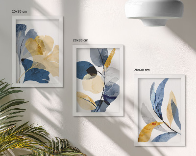 Fotowand Pflanzenmotive im Aquarellstil