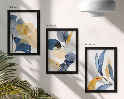 Fotowand Pflanzenmotive im Aquarellstil