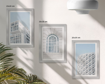 Bilderwand Moderne Architektur: Minimalismus und Geometrie