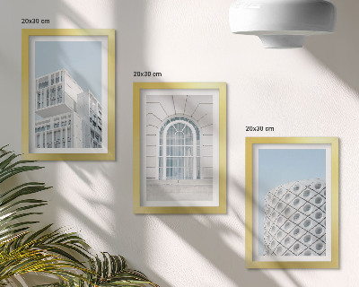 Bilderwand Moderne Architektur: Minimalismus und Geometrie