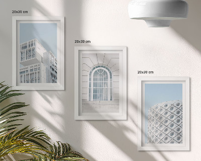 Bilderwand Moderne Architektur: Minimalismus und Geometrie