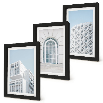 Bilderwand Moderne Architektur: Minimalismus und Geometrie