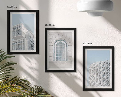 Bilderwand Moderne Architektur: Minimalismus und Geometrie