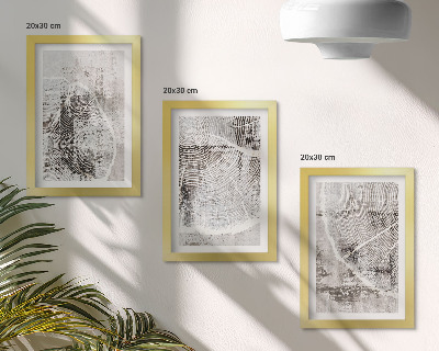 Bilderwand Holzmaserungen in Grau- und Weißtönen